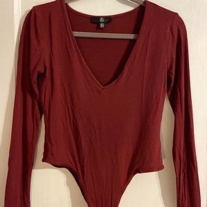 Missguided Deep V Bodysuit